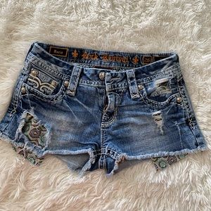 Distressed Rock Revival Shorts 26